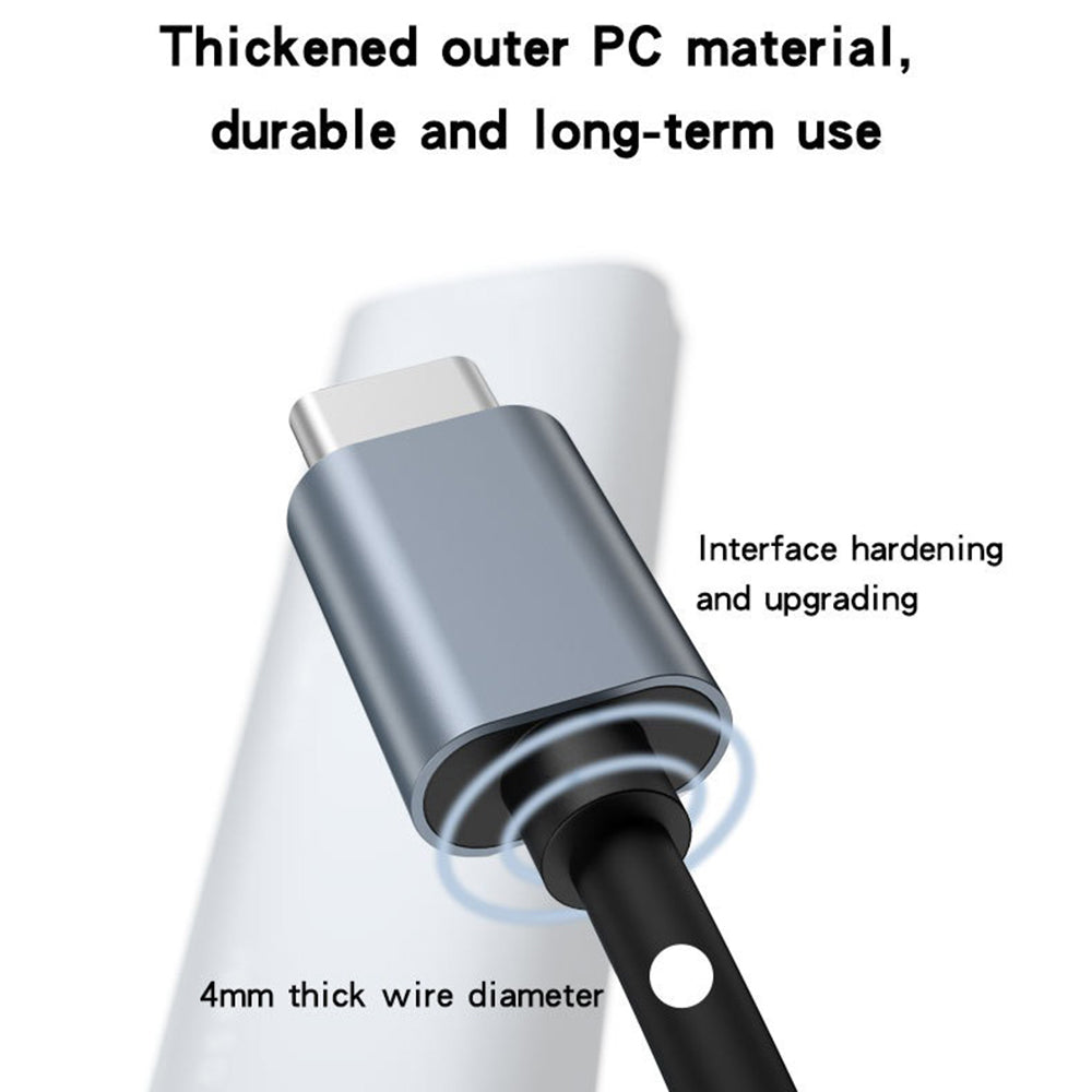 Hub USB-C Yesido HB17, 4v1, Sivý
