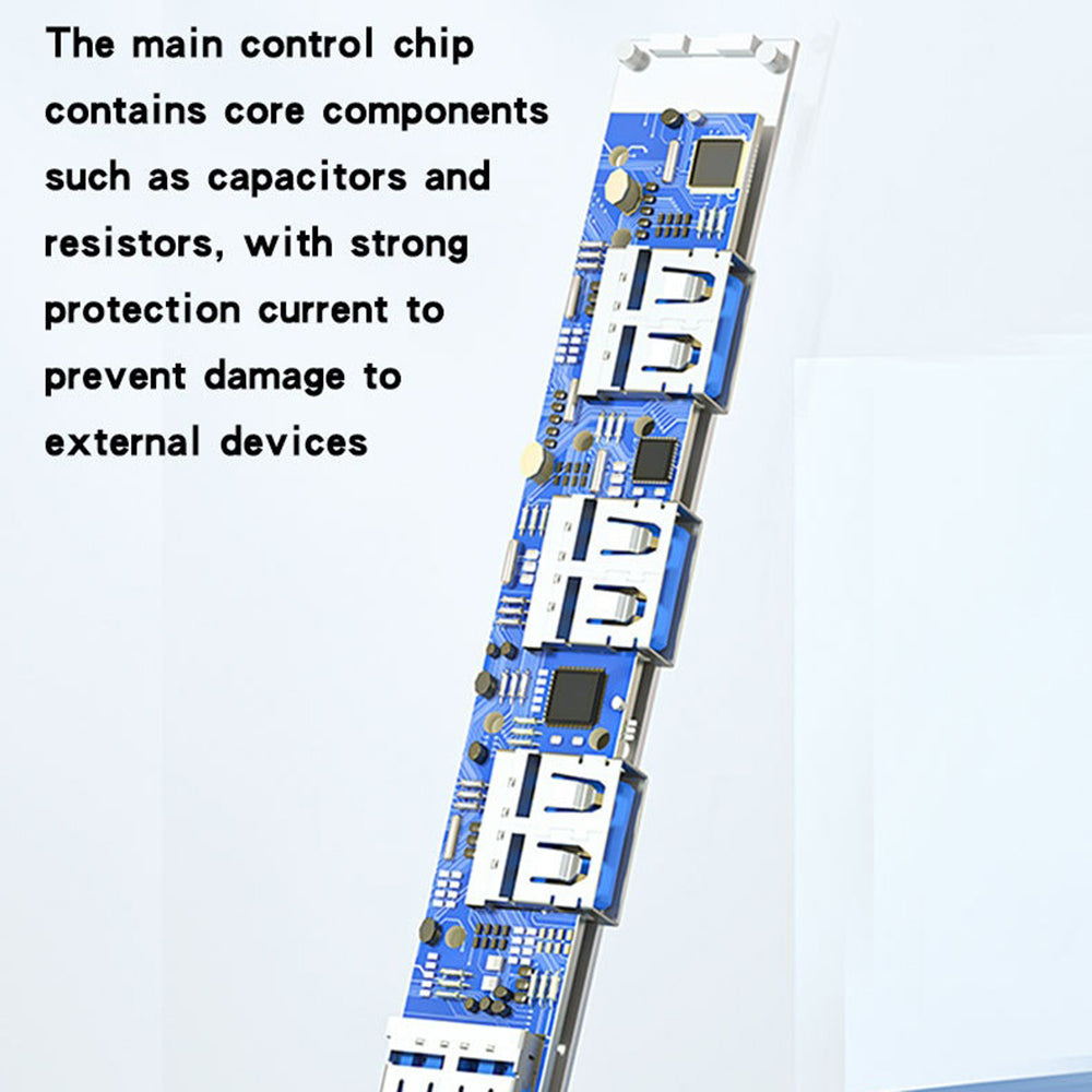 Hub USB-C Yesido HB17, 4v1, Sivý