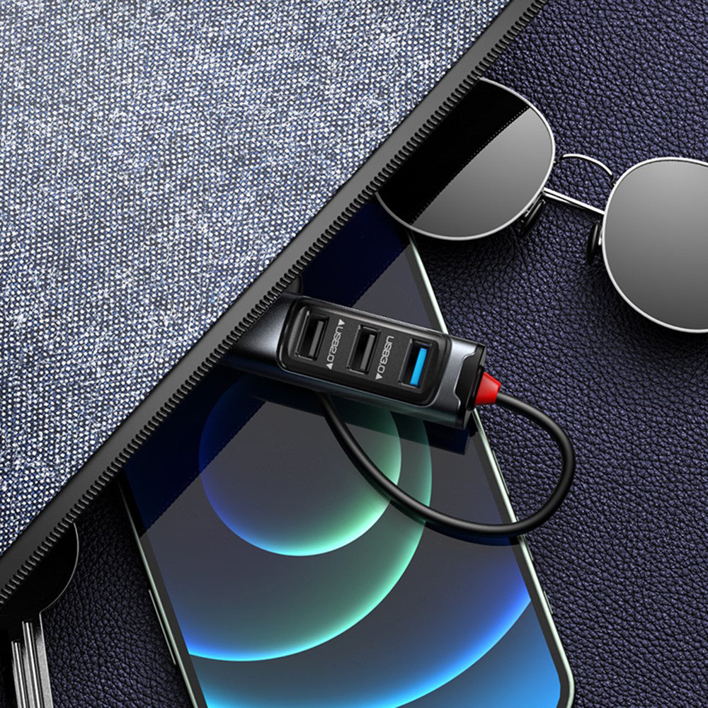 Hub USB-C Yesido HB23, 5v1, Sivý