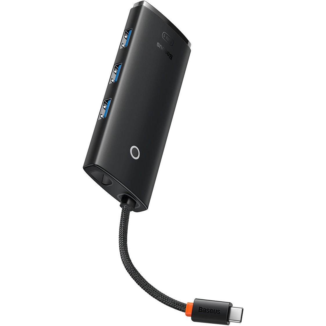 USB-C Hub Baseus Lite, 3 x USB-A 3.0 - USB-C - HDMI, Čierny WKQX040001