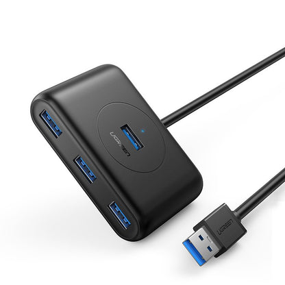 Hub USB UGREEN CR113, 4 x USB-A 3.0, 1m, čierna