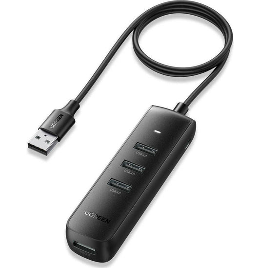 USB hub UGREEN CM416, 4 x USB-A 3.0, 1m, čierny