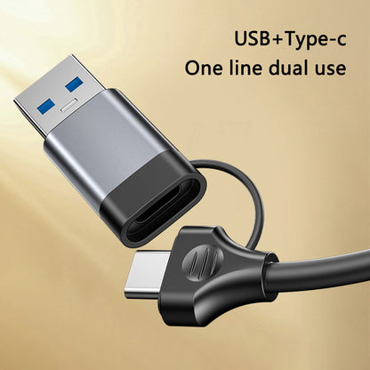 USB / USB-C hub Yesido HB20, 5v1, Sivý
