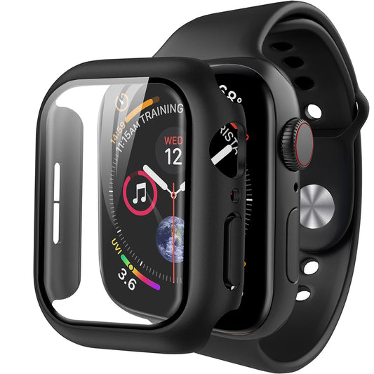 Obal Anank Screen Guard pre Apple Watch Series 7 41mm, čierny