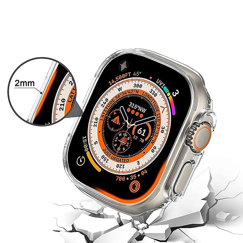 Obal Anank Screen Guard pre Apple Watch Series 7 45mm, čierny