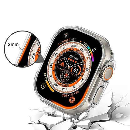Obal Anank Screen Guard pre Apple Watch Series 7 45mm, čierny