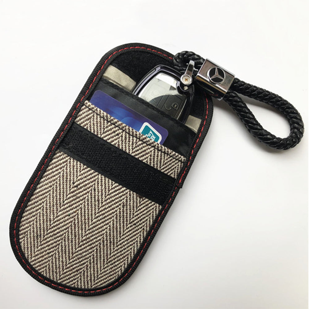 Peňaženka s ochranou RFID Techsuit AF1, béžová