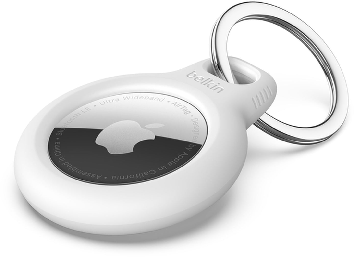 Obal Belkin Key Ring pre Apple AirTag, biely F8W973btWHT