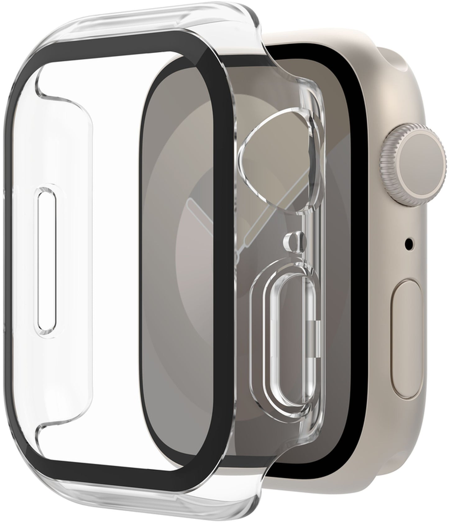 Obal Belkin ScreenForce TemperedCurve pre Apple Watch 40mm / 41mm Series, priehľadný OVG003zzCL