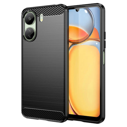 Puzdro s ochranou kamery pre Xiaomi Poco C65 / Redmi 13C, Techsuit, Carbon, Čierne