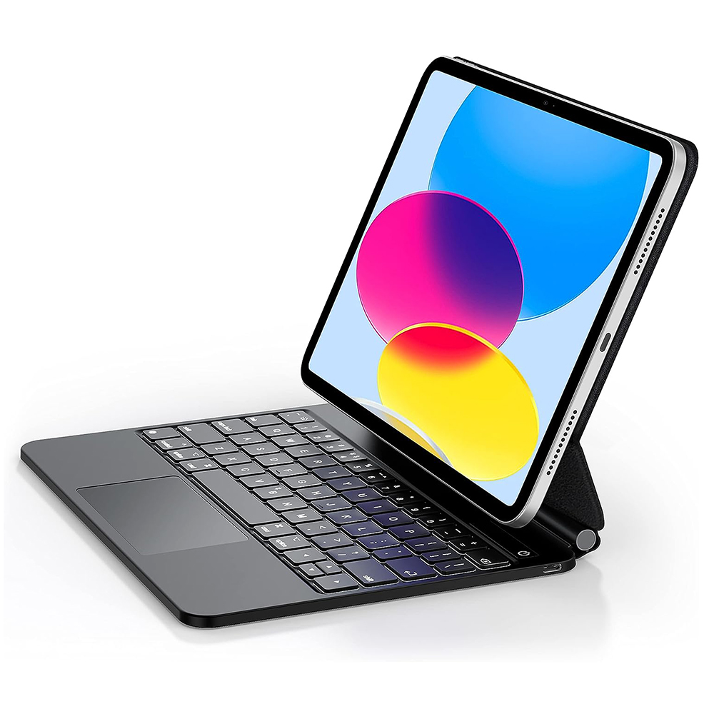 Kryt s klávesnicou pre Apple iPad (2025) / (2022), ESR, Rebound, čierny, znovu zabalený