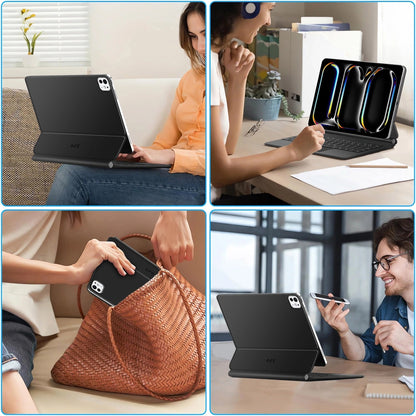 Puzdro s klávesnicou pre Apple iPad Pro 13 (2025) / (2024), Tech-Protect, SmartCase Magnetic, Čierne