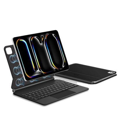 Puzdro s klávesnicou pre Apple iPad Pro 13 (2025) / (2024), Tech-Protect, SmartCase Magnetic, Čierne