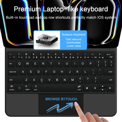 Puzdro s klávesnicou pre Apple iPad Pro 13 (2025) / (2024), Tech-Protect, SmartCase Magnetic, Čierne