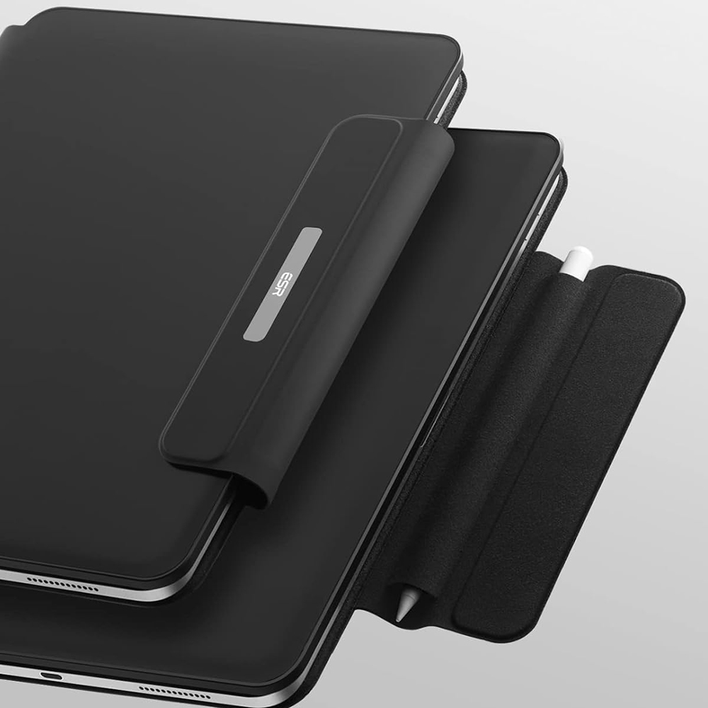 Kryt s klávesnicou pre Apple iPad (2025) / (2022), ESR, Rebound, čierny, znovu zabalený