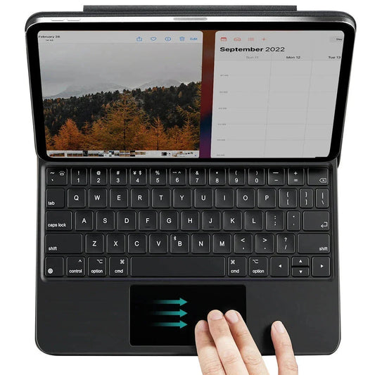 Kryt s klávesnicou pre Apple iPad (2025) / (2022), ESR, Rebound New, čierny
