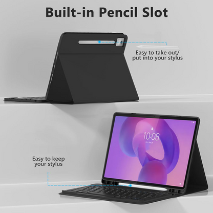 Puzdro s klávesnicou pre Lenovo Idea Tab Pro, Tech-Protect, SC PEN, čierne