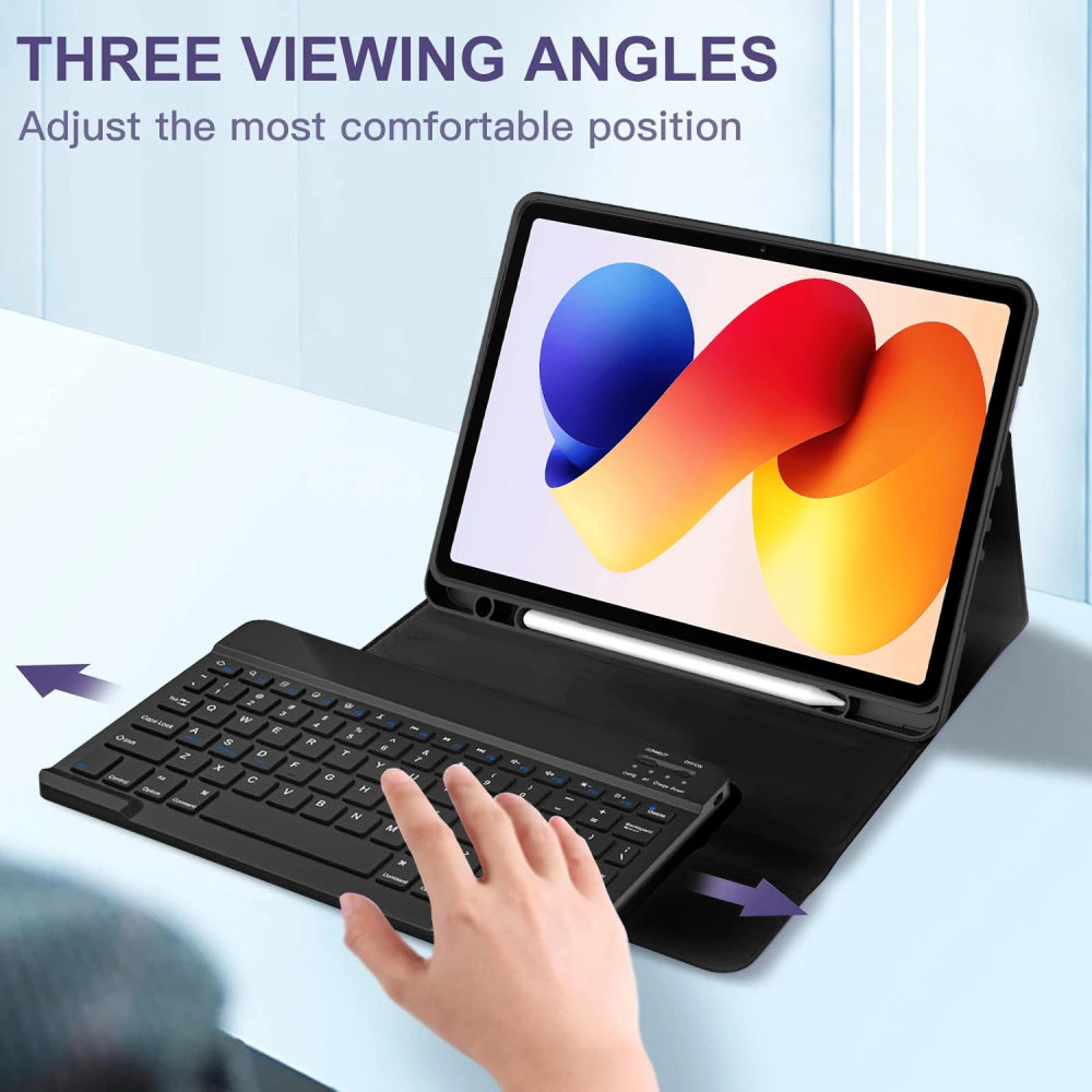 Puzdro s klávesnicou pre Xiaomi Poco Pad M1 / Redmi Pad 2 Pro, Tech-Protect, SC PEN, Čierne