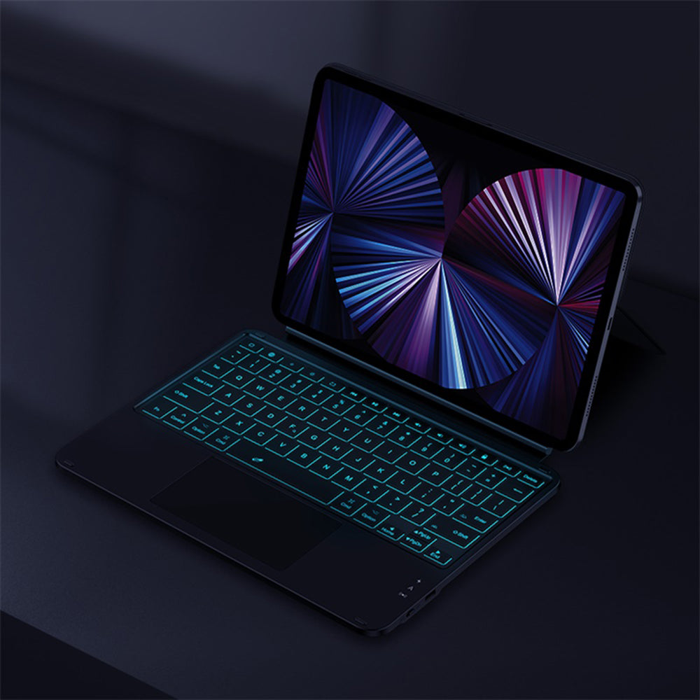 Puzdro s klávesnicou pre Apple iPad (2022), Baseus, Brilliance, Čierne