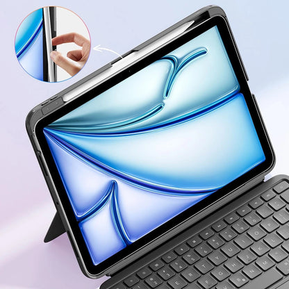 Puzdro s klávesnicou pre Apple iPad (2025) / (2022), ESR, Flex, Sivé