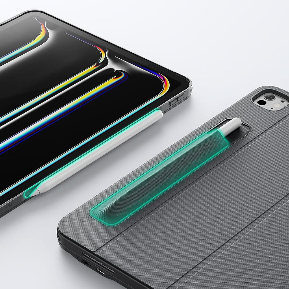 Puzdro s klávesnicou pre Apple iPad Air 11 (2025) / Air 11 (2024) / Air (2022) / Air (2020), ESR, Shift, Sivá