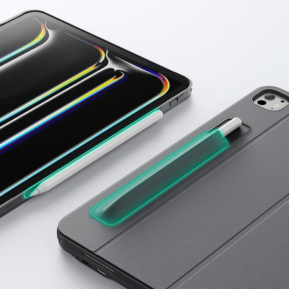 Puzdro s klávesnicou pre Apple iPad Air 13 (2025) / Air 13 (2024), ESR, Shift, Sivé