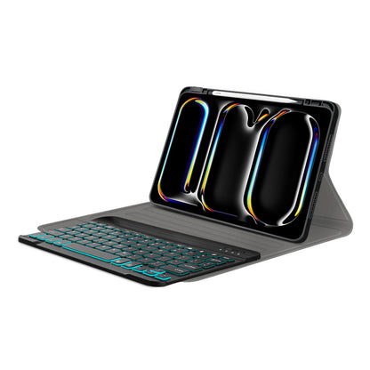 Obal s klávesnicou pre Apple iPad Pro 11 (2024), Techsuit, CozyTab, čierny