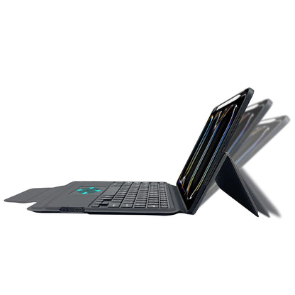 Obal s klávesnicou pre Apple iPad Pro 11 (2024), Techsuit, KeyTab Pro, čierny