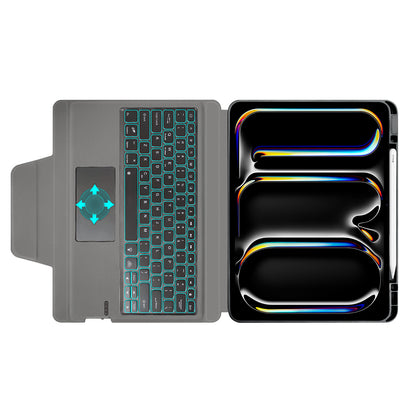 Obal s klávesnicou pre Apple iPad Pro 13 (2024), Techsuit, KeyTab Pro, čierny