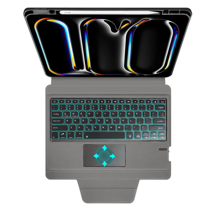 Obal s klávesnicou pre Apple iPad Pro 13 (2024), Techsuit, KeyTab Pro, čierny