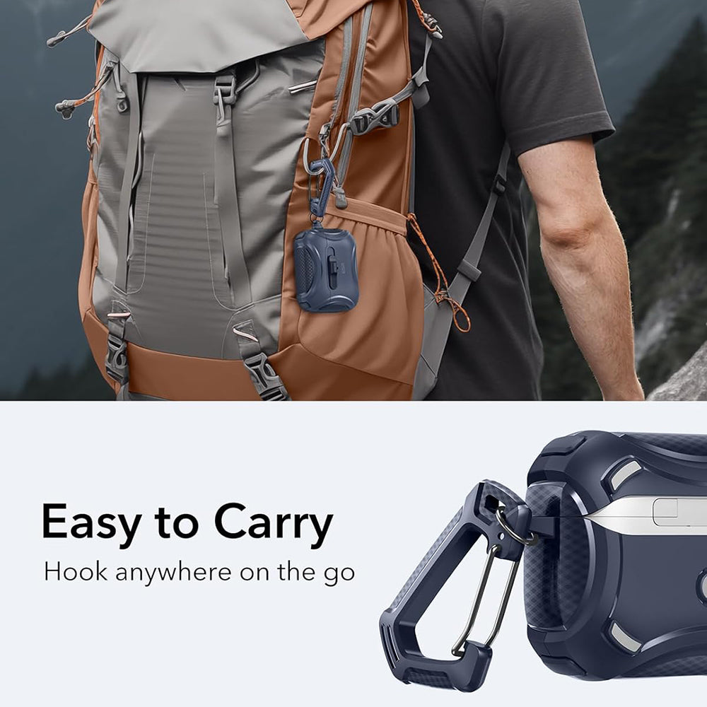 Puzdro ESR Cyber pre Apple AirPods Pro Series, Modré
