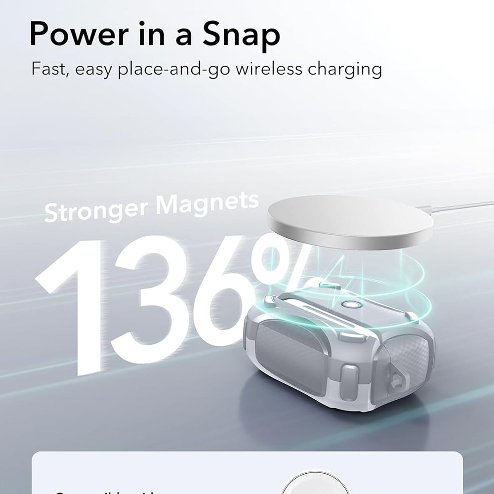 Puzdro ESR Cyber pre Apple AirPods Pro Series, sivé