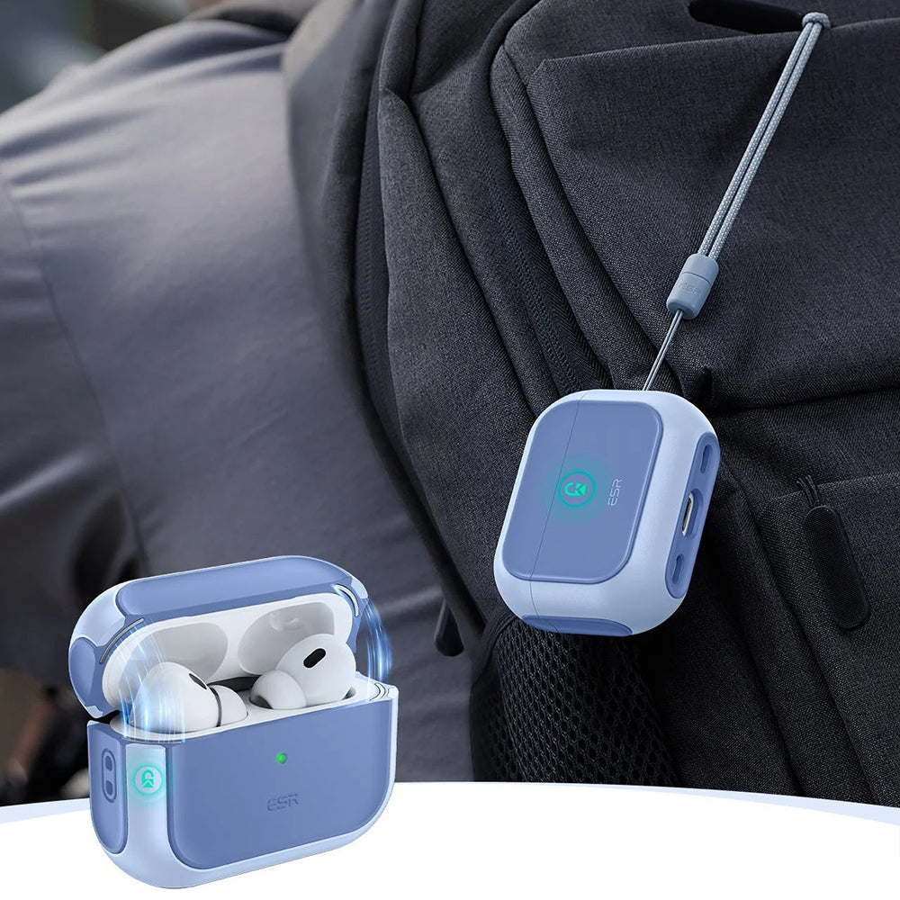 Puzdro ESR Orbit Hybrid pre Apple AirPods Pro 3, modré