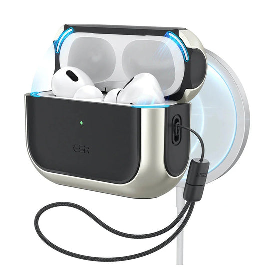 Puzdro ESR Orbit Hybrid pre Apple AirPods Pro 3, Sivé