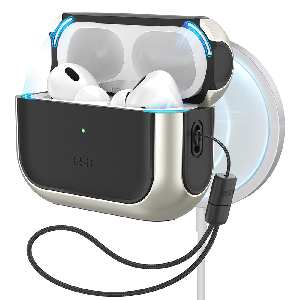 Puzdro ESR Orbit Hybrid pre Apple AirPods Pro Series, Sivé