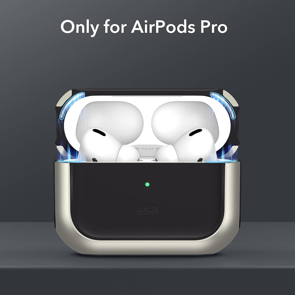 Puzdro ESR Orbit Hybrid pre Apple AirPods Pro Series, Sivé