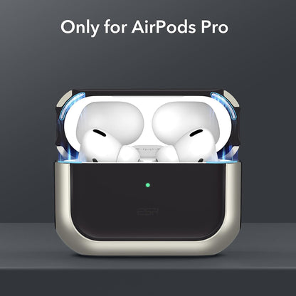 Puzdro ESR Orbit Hybrid pre Apple AirPods Pro Series, Sivé