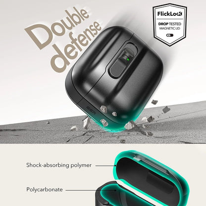 Puzdro ESR Pulse Magnetic FlickLock pre Apple AirPods Pro 3, Biela