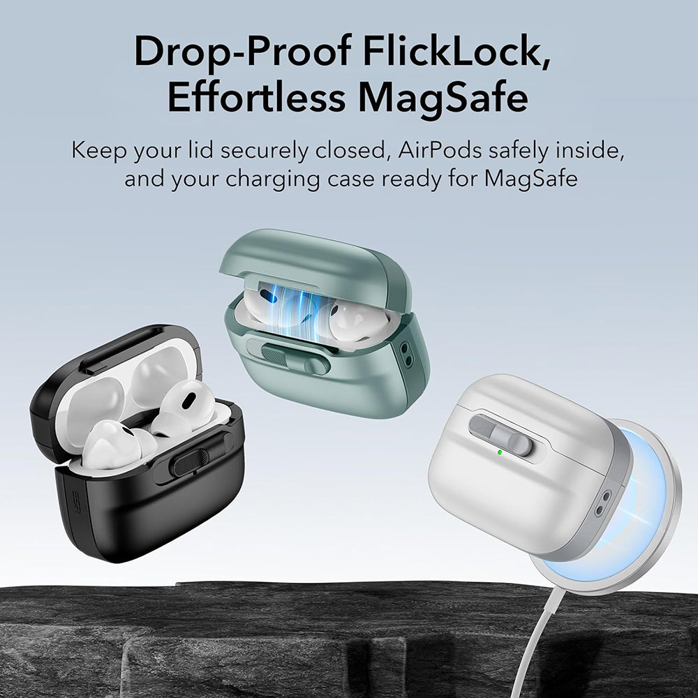 Puzdro ESR Pulse pre Apple AirPods 4, čierne