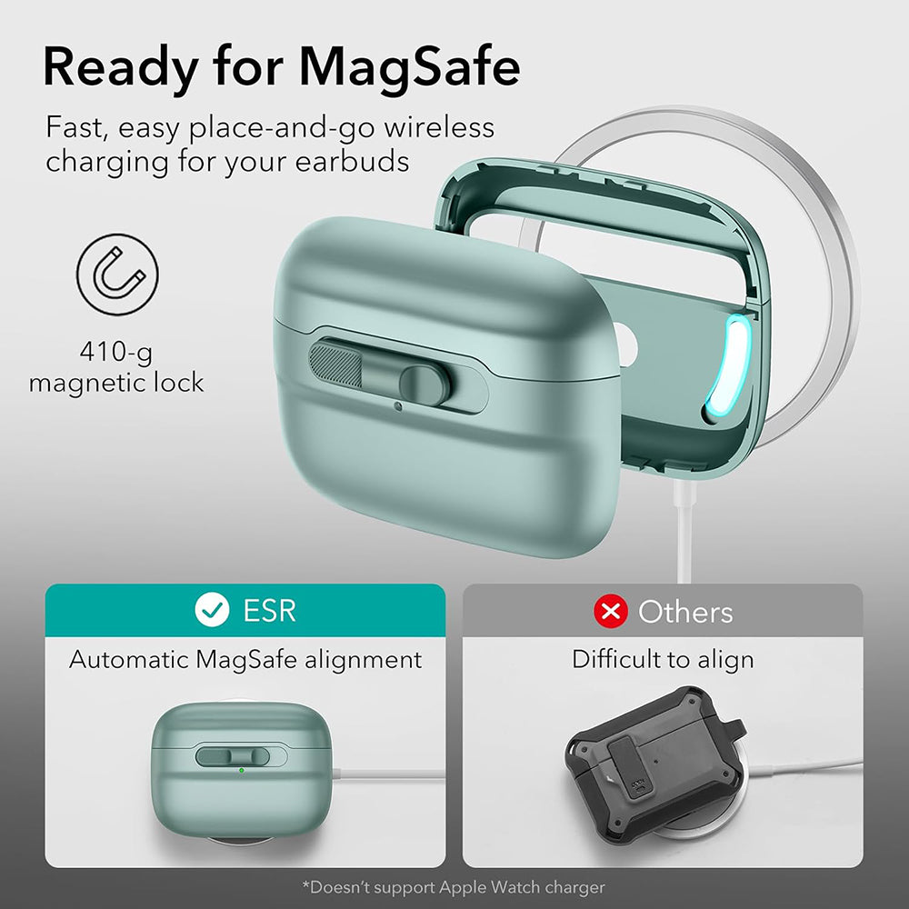 Puzdro ESR Pulse pre Apple AirPods 4, čierne