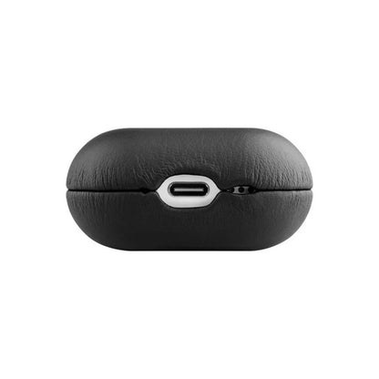 Fixed PodsLeather Case for Apple AirPods 4, Black