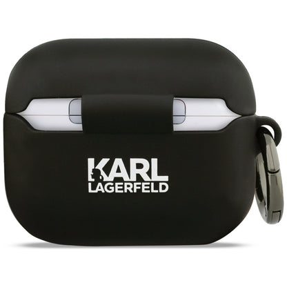 Puzdro Karl Lagerfeld 3D Karl's Head pre Apple Airpods Pro 3, Čierne