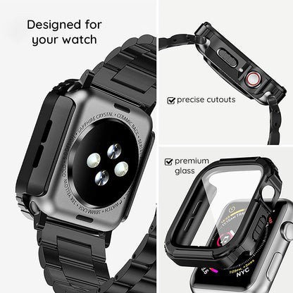 Puzdro Lito Armor 360 pre Apple Watch 38mm Series, modré