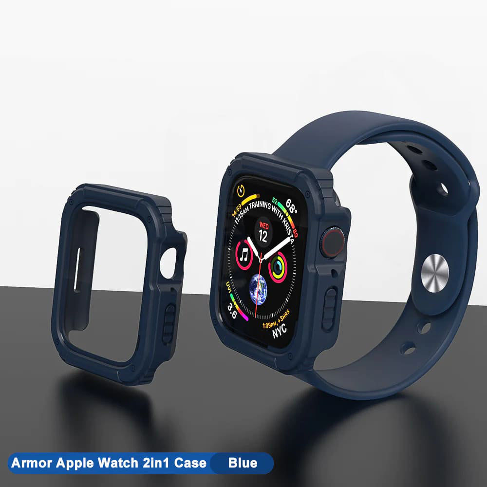 Puzdro Lito Armor 360 pre Apple Watch 42mm Series, modré