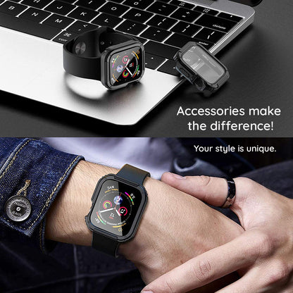 Puzdro Lito Armor 360 pre Apple Watch 42mm Series, modré