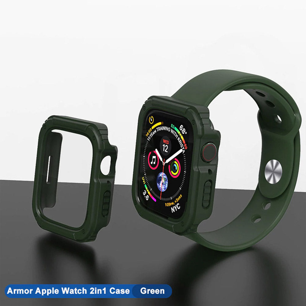 Puzdro Lito Armor 360 pre Apple Watch 42mm Series, Zelené