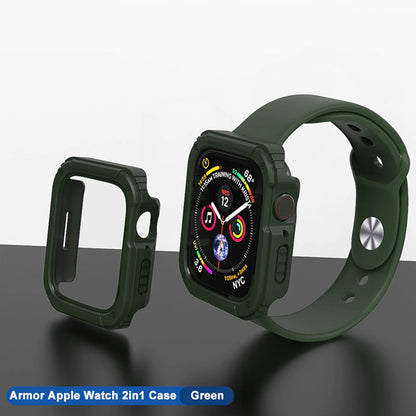 Puzdro Lito Armor 360 pre Apple Watch 42mm Series, Zelené