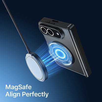 Puzdro MagSafe s ochranou pántu pre Apple iPhone Duo, DUX DUCIS, Aimo, čierne