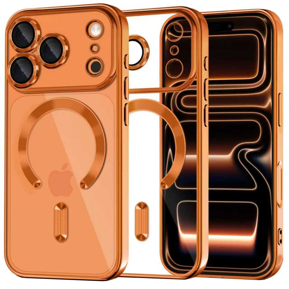 Puzdro MagSafe pre Apple iPhone 17 Pro, Tech-Protect, Magflex, Oranžové
