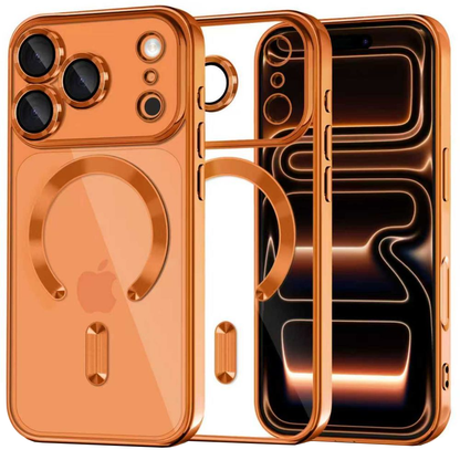 Puzdro MagSafe pre Apple iPhone 17 Pro, Tech-Protect, Magflex, Oranžové